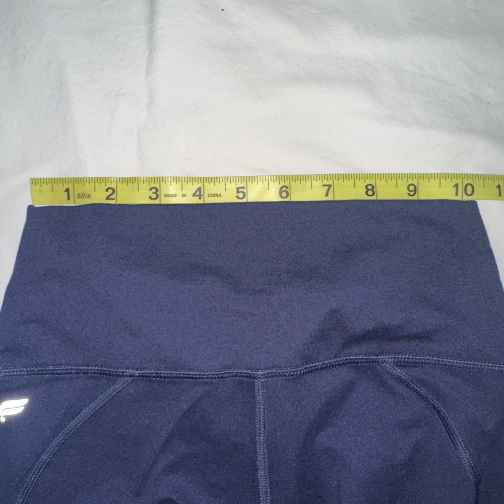 Fabletics Navy Blue Leggings - Picture 3 of 6